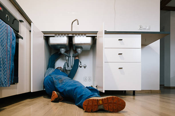 Professional Emergency Plumber technician working in South Boston, VA